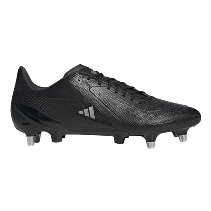 Core Black - Front - Adidas Childrens-Kids Adizero Rs15 Ultimate Soft Ground Rugby Boots