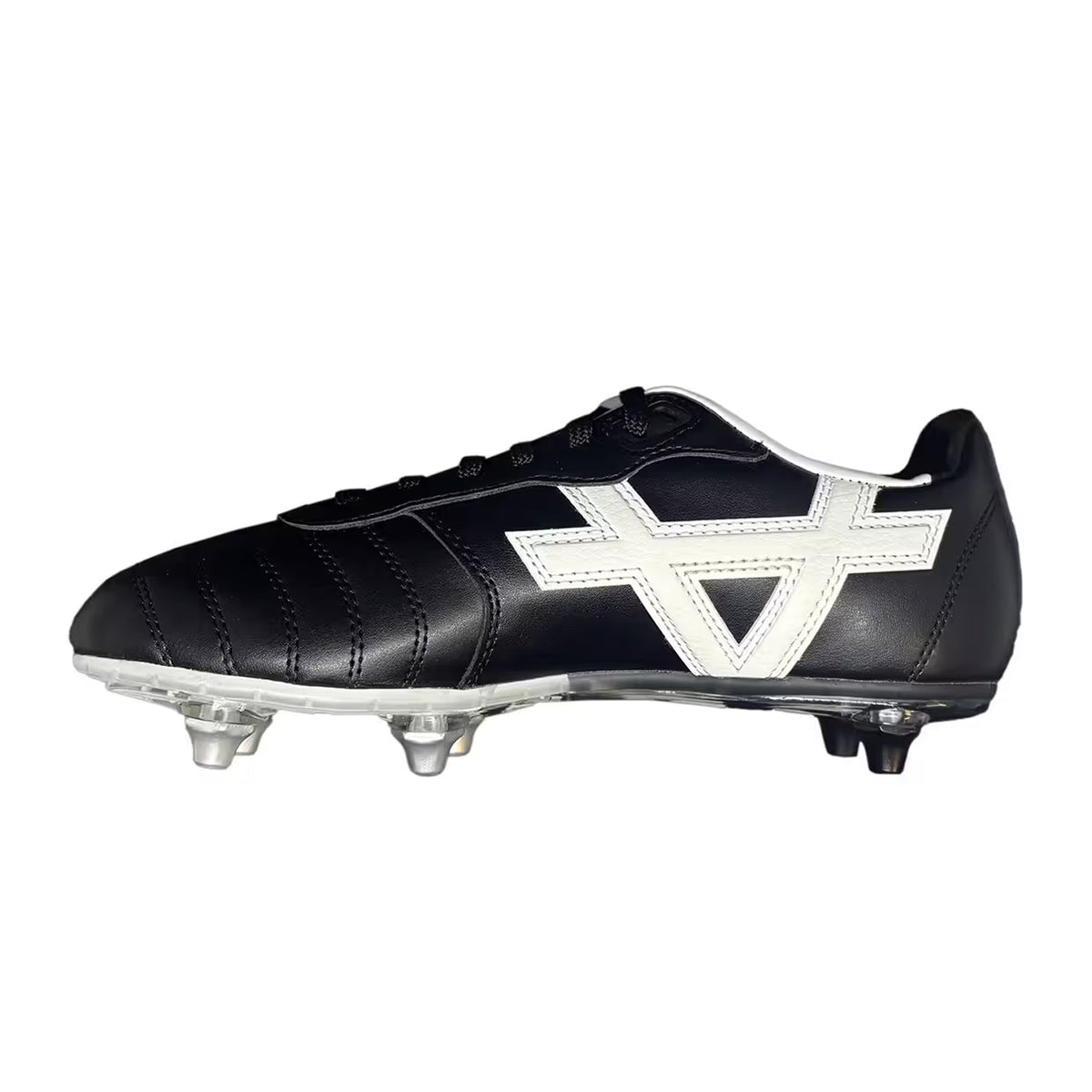 Black - Back - OXEN Mens Rptr Pro Stud Rugby Boots