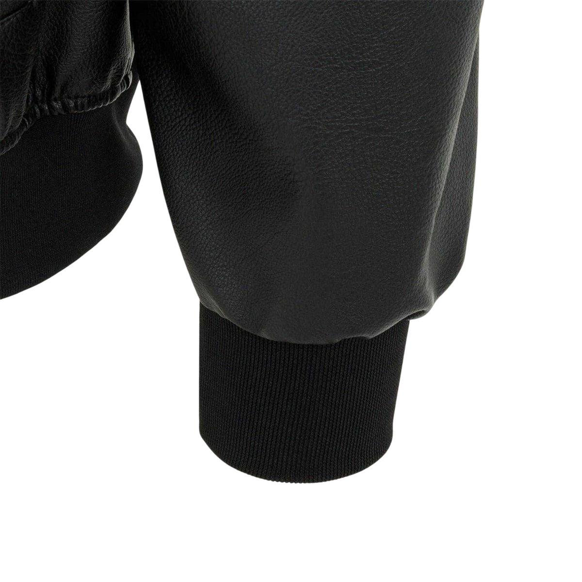 Black - Lifestyle - Firetrap Mens PU Bomber Jacket