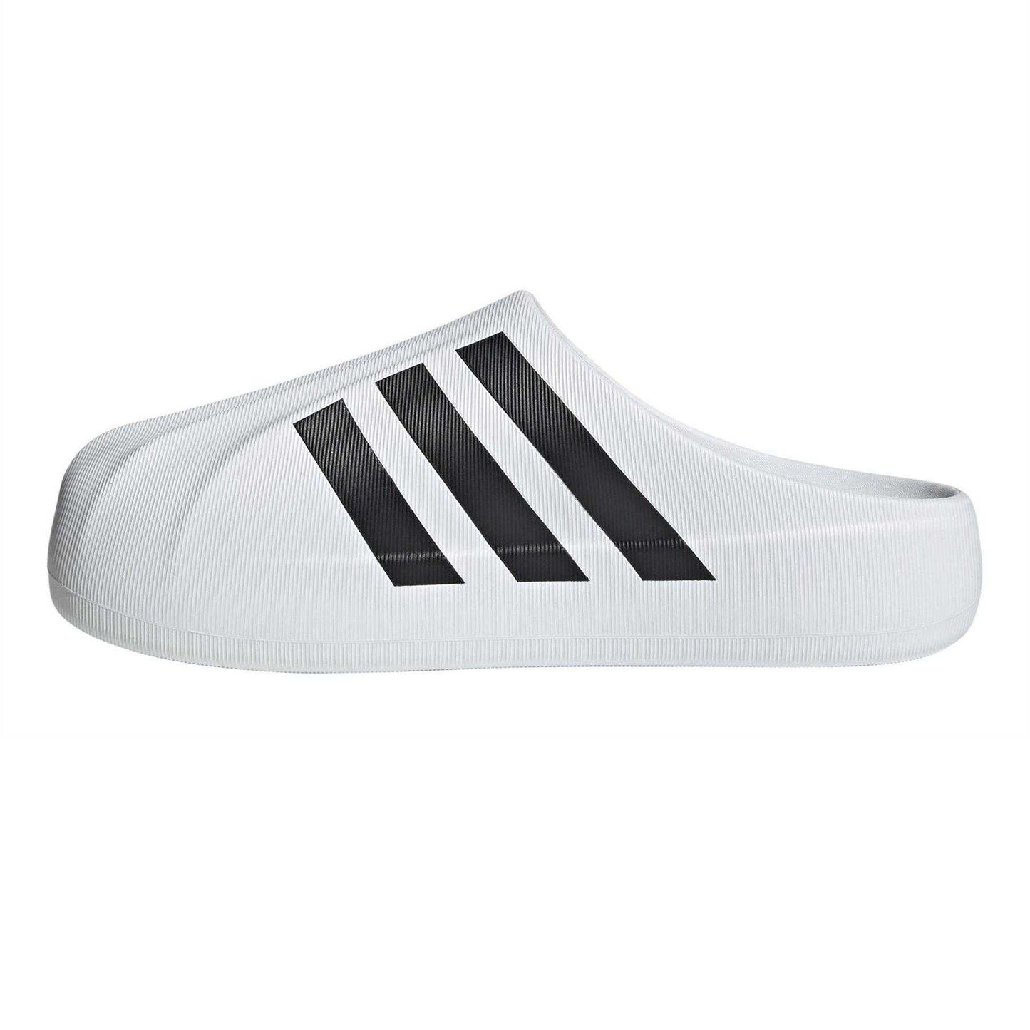 White - Side - Adidas Mens Originals Superstar EVA Flat Mule Slippers