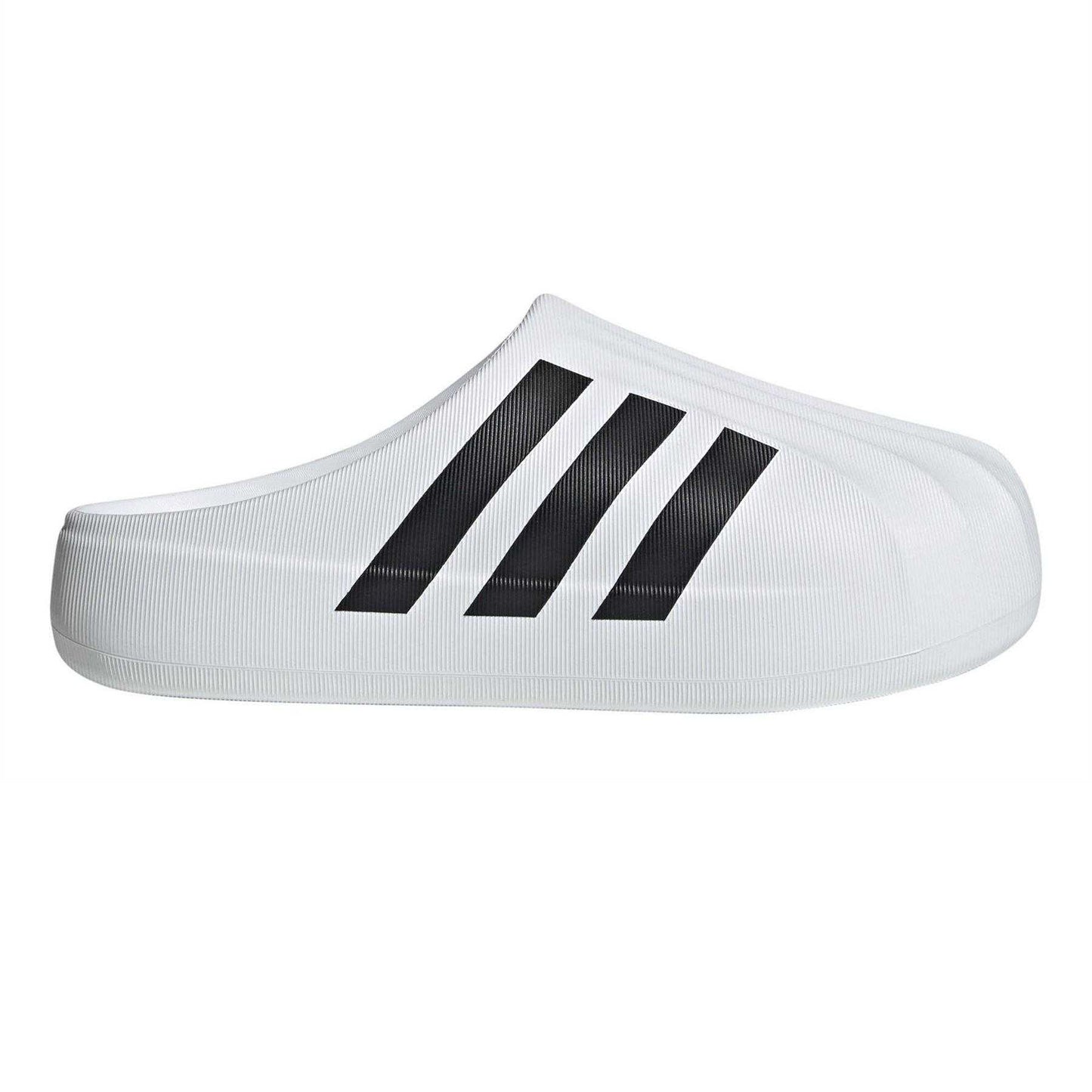 White - Front - Adidas Mens Originals Superstar EVA Flat Mule Slippers
