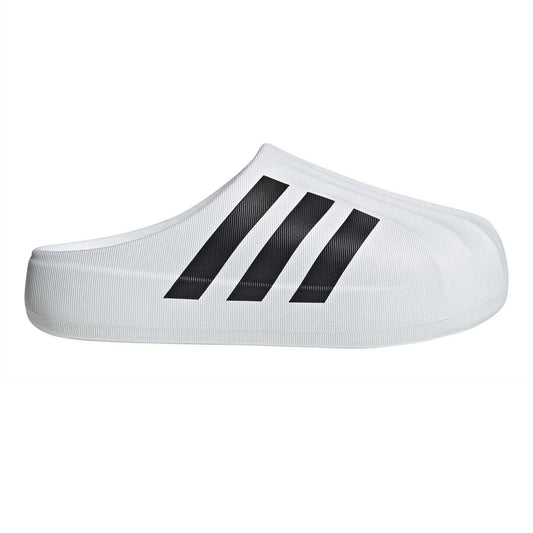 White - Front - Adidas Mens Originals Superstar EVA Flat Mule Slippers