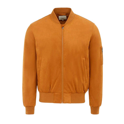 Tan - Front - Firetrap Mens Bomber Jacket