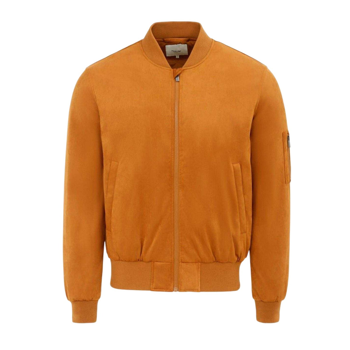 Tan - Front - Firetrap Mens Bomber Jacket