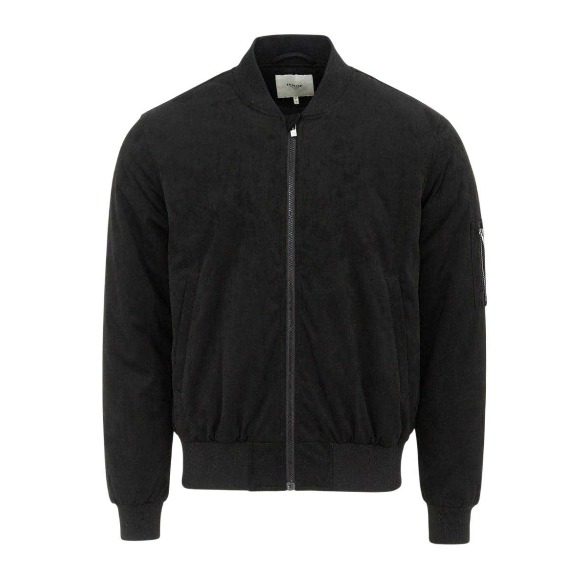 Black - Front - Firetrap Mens Bomber Jacket