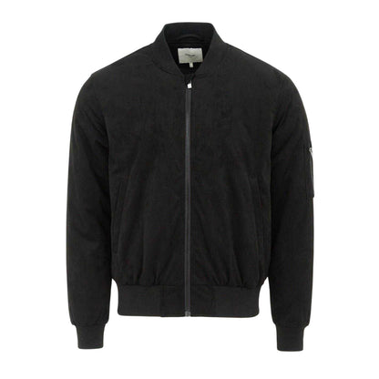 Black - Front - Firetrap Mens Bomber Jacket