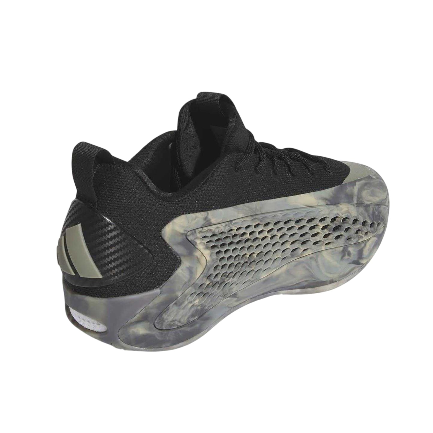 Silver-Black - Back - Adidas Mens Anthony Edwards Basketball Shoes