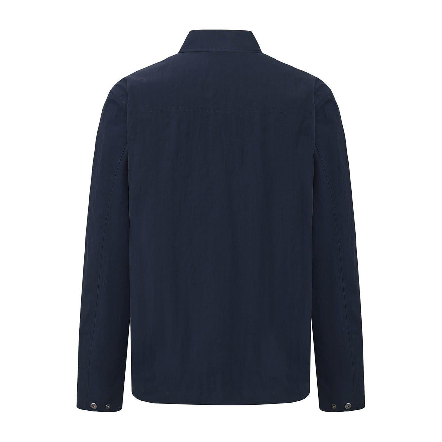 Navy - Back - Pretty Green Mens Nylon Overshirt