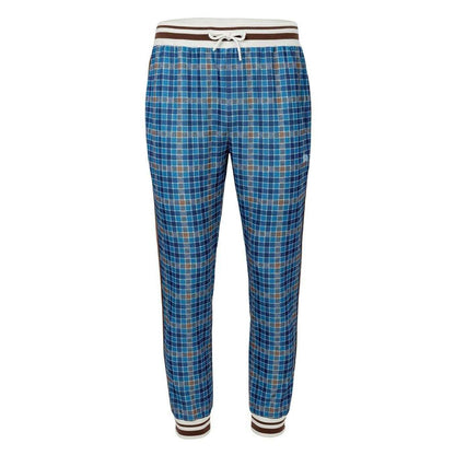 Navy - Lifestyle - Lonsdale Mens Check Plaid Tracksuit