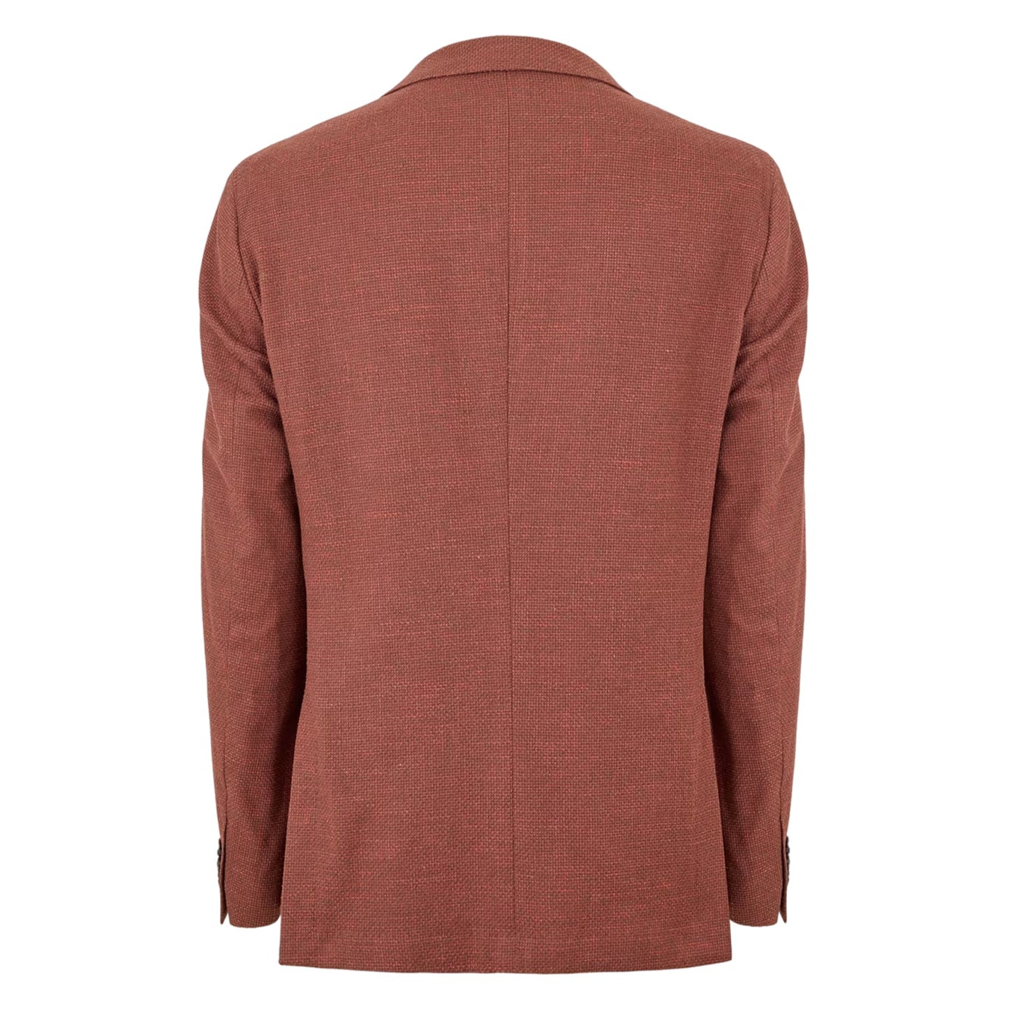 Red - Back - Boss Mens Hanry Textured Notch Neck Blazer
