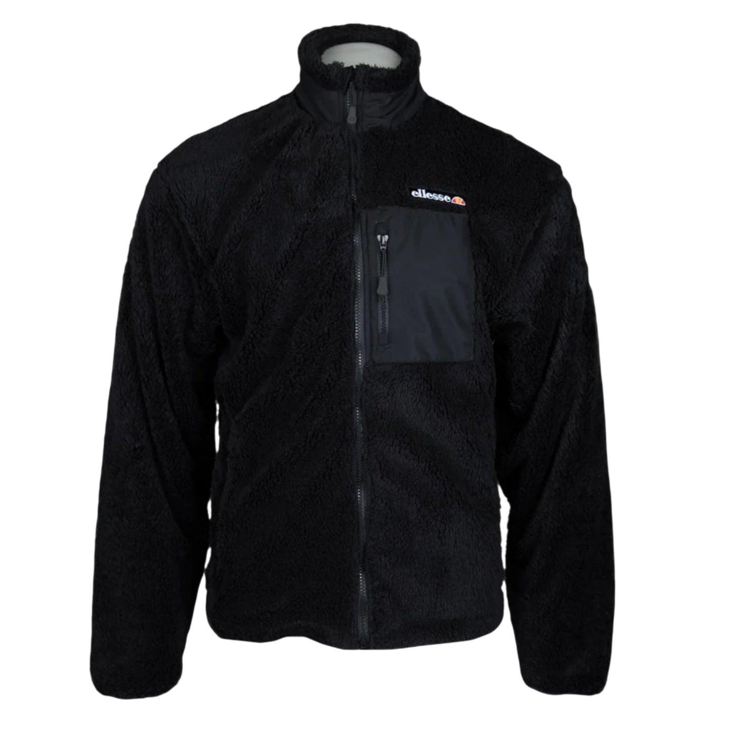 Black - Front - Ellesse Mens Cervacol Fleece Jacket