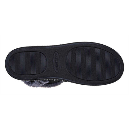 Black - Lifestyle - Skechers Womens-Ladies Campfire Flat Slippers