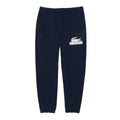 Navy - Front - Lacoste Mens Organic Cotton Jogging Bottoms