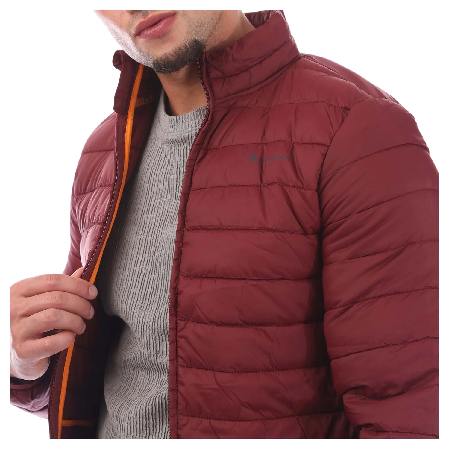Bordeaux - Side - Aquascutum Mens Puffer Jacket