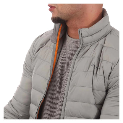Grey - Side - Aquascutum Mens Puffer Jacket