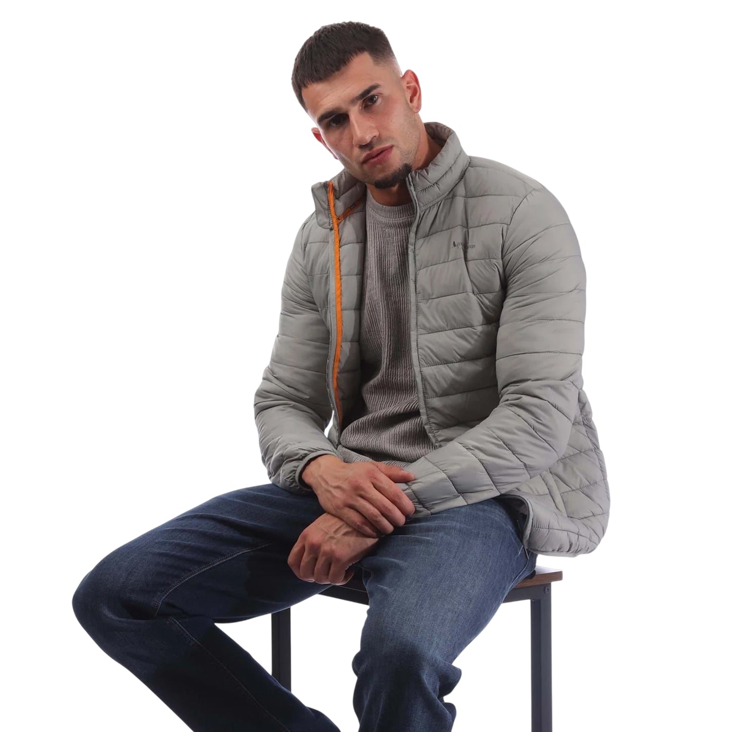 Grey - Lifestyle - Aquascutum Mens Puffer Jacket