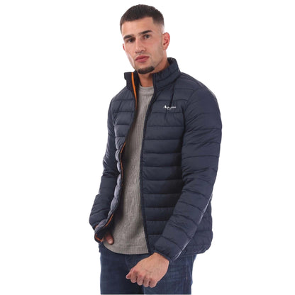 Navy - Front - Aquascutum Mens Puffer Jacket