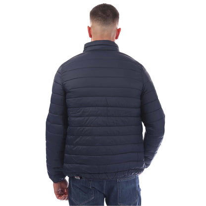 Navy - Back - Aquascutum Mens Puffer Jacket
