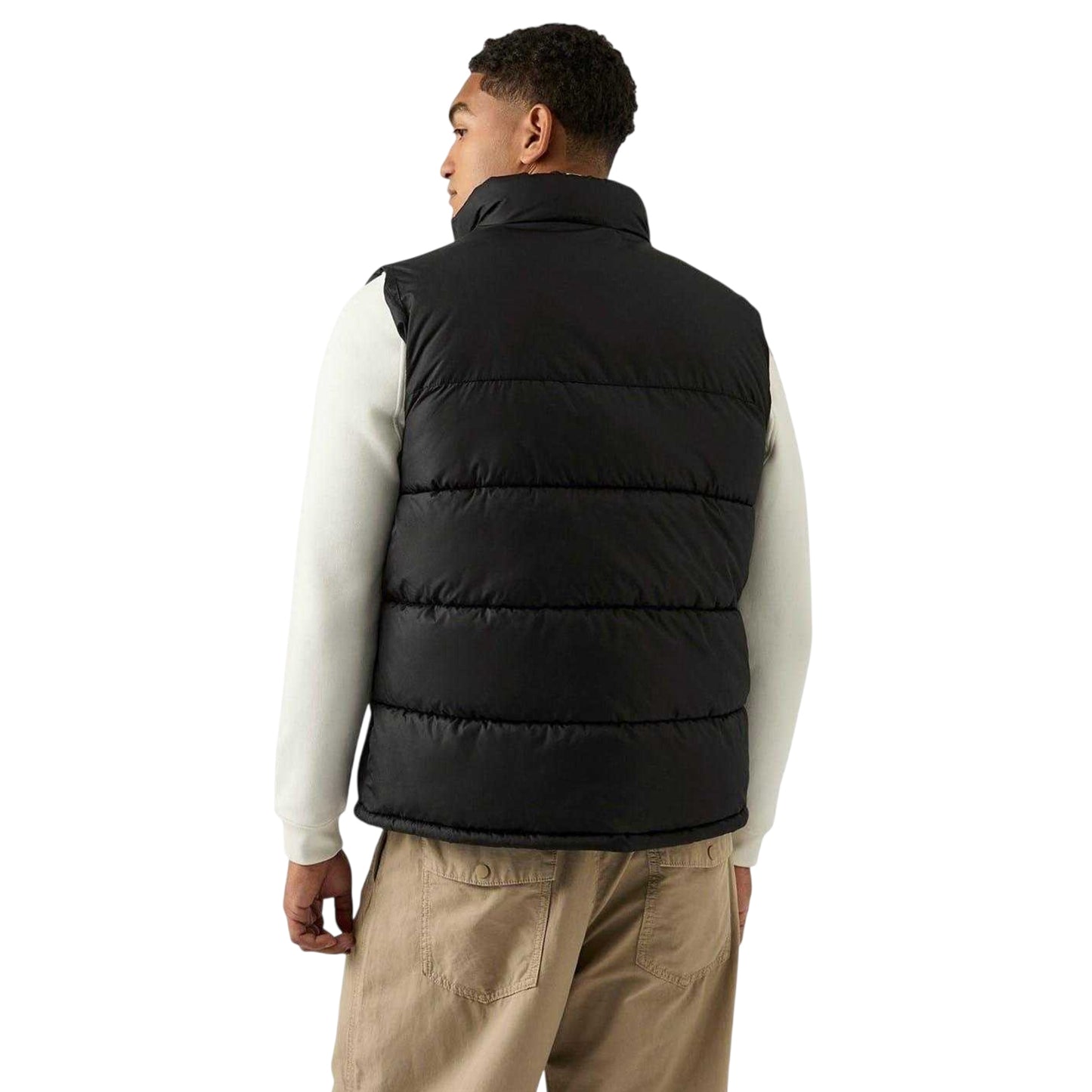 Black - Back - Reebok Mens Quilted Gilet