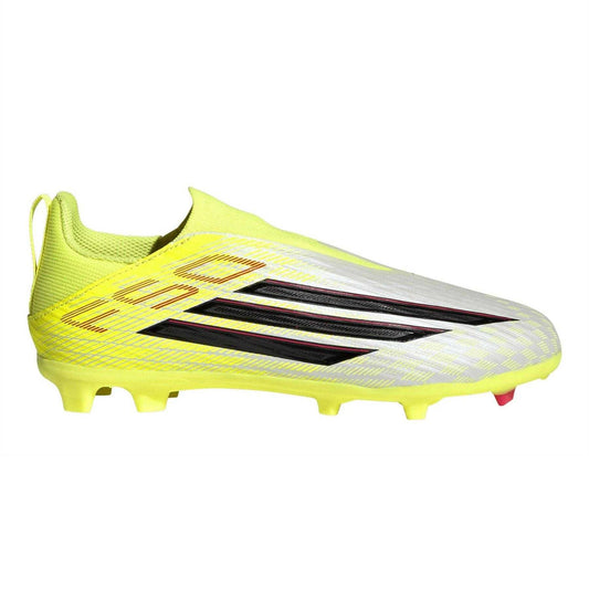 Solar Yellow - Front - Adidas Childrens-Kids League Football Boots