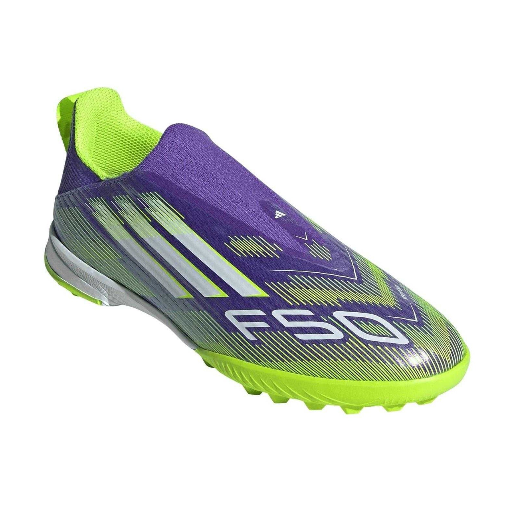 Purple-White - Lifestyle - Adidas Childrens-Kids League Football Boots