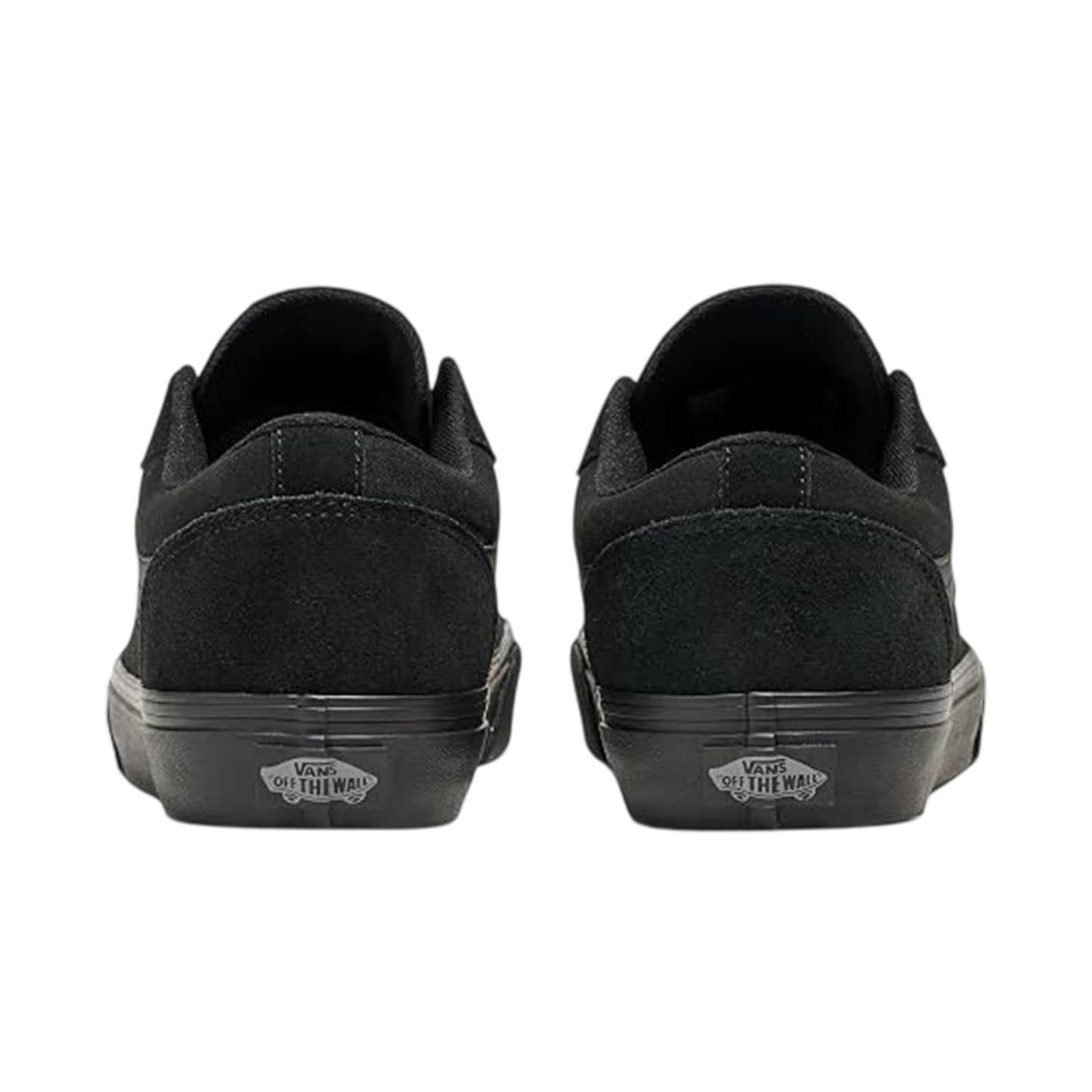 Black - Back - Vans Mens Canvas Trainers