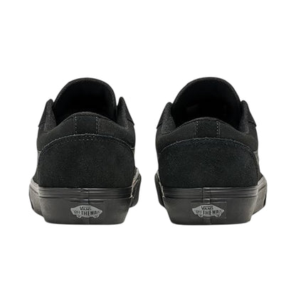 Black - Back - Vans Mens Canvas Trainers