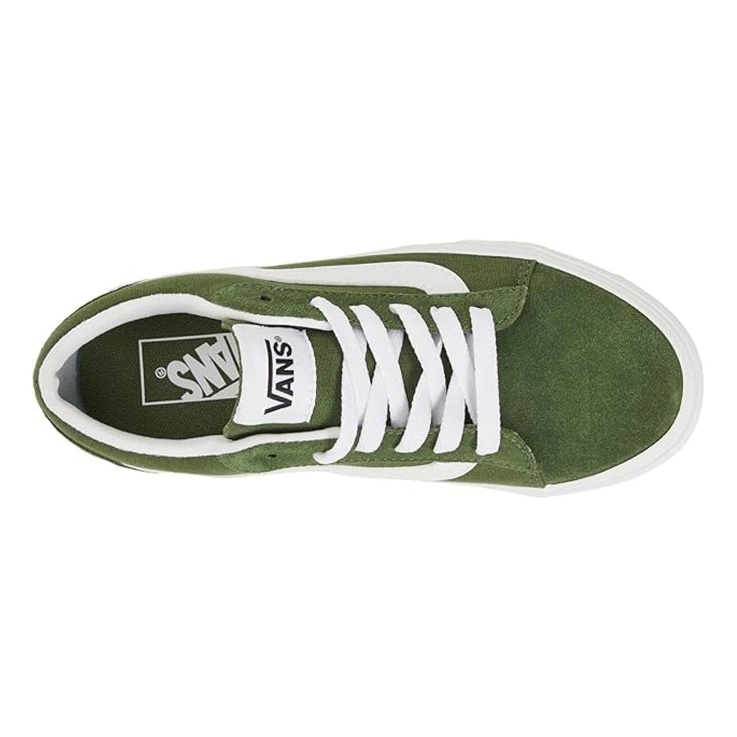 Pine - Back - Vans Mens Canvas Trainers