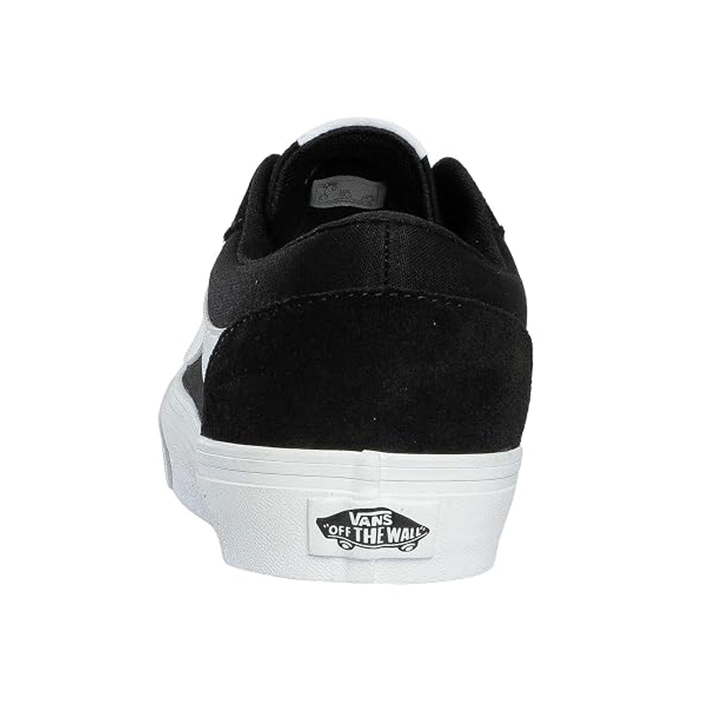 Black-White - Back - Vans Mens Canvas Trainers