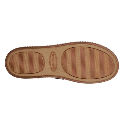 Chestnut - Lifestyle - Skechers Womens-Ladies Cozy Faux Suede Flat Moccasin Slippers