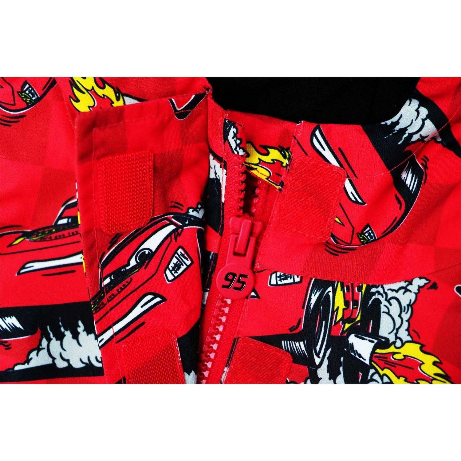 Red - Lifestyle - Cars Childrens-Kids Lightning McQueen Lightweight Hooded Jacket