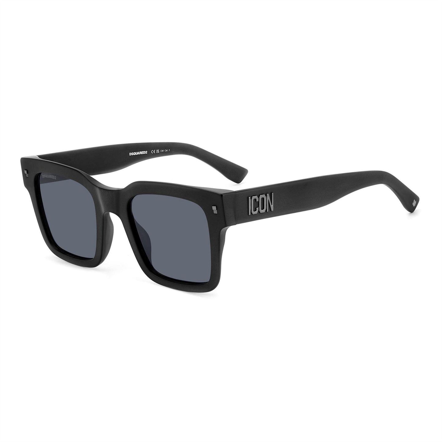 Black - Front - DSquared2 Unisex Adult Dsquared Icon Sunglasses