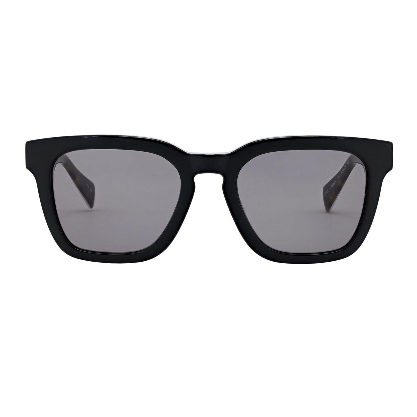 Black - Front - AllSaints Unisex Adult Phoenix  Wayfarer Sunglasses