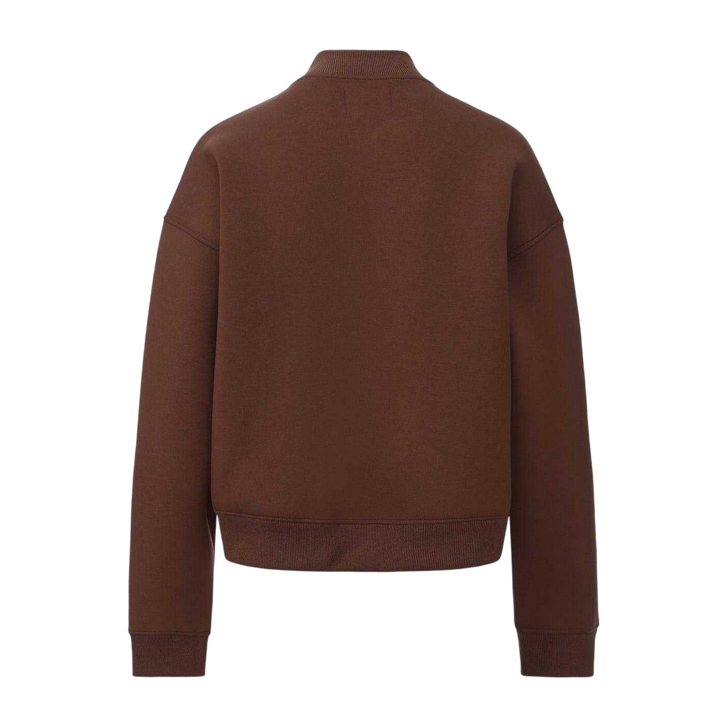 Brown - Back - Firetrap Mens Scuba Bomber Jacket