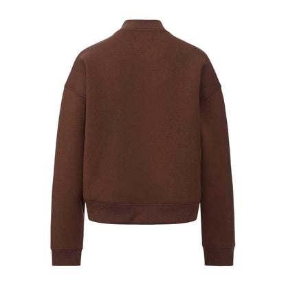 Brown - Back - Firetrap Mens Scuba Bomber Jacket