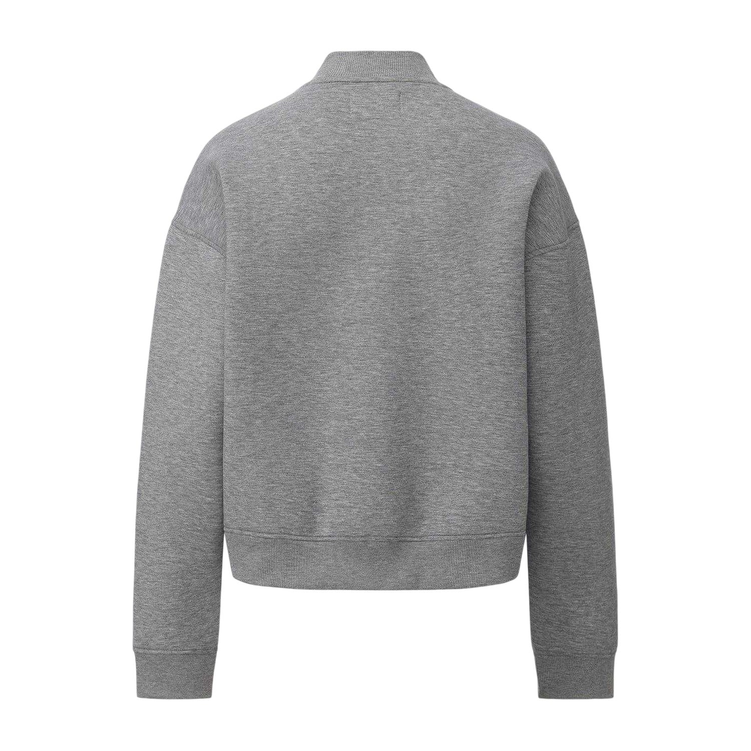 Grey - Back - Firetrap Mens Scuba Bomber Jacket