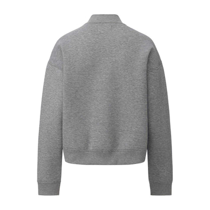 Grey - Back - Firetrap Mens Scuba Bomber Jacket