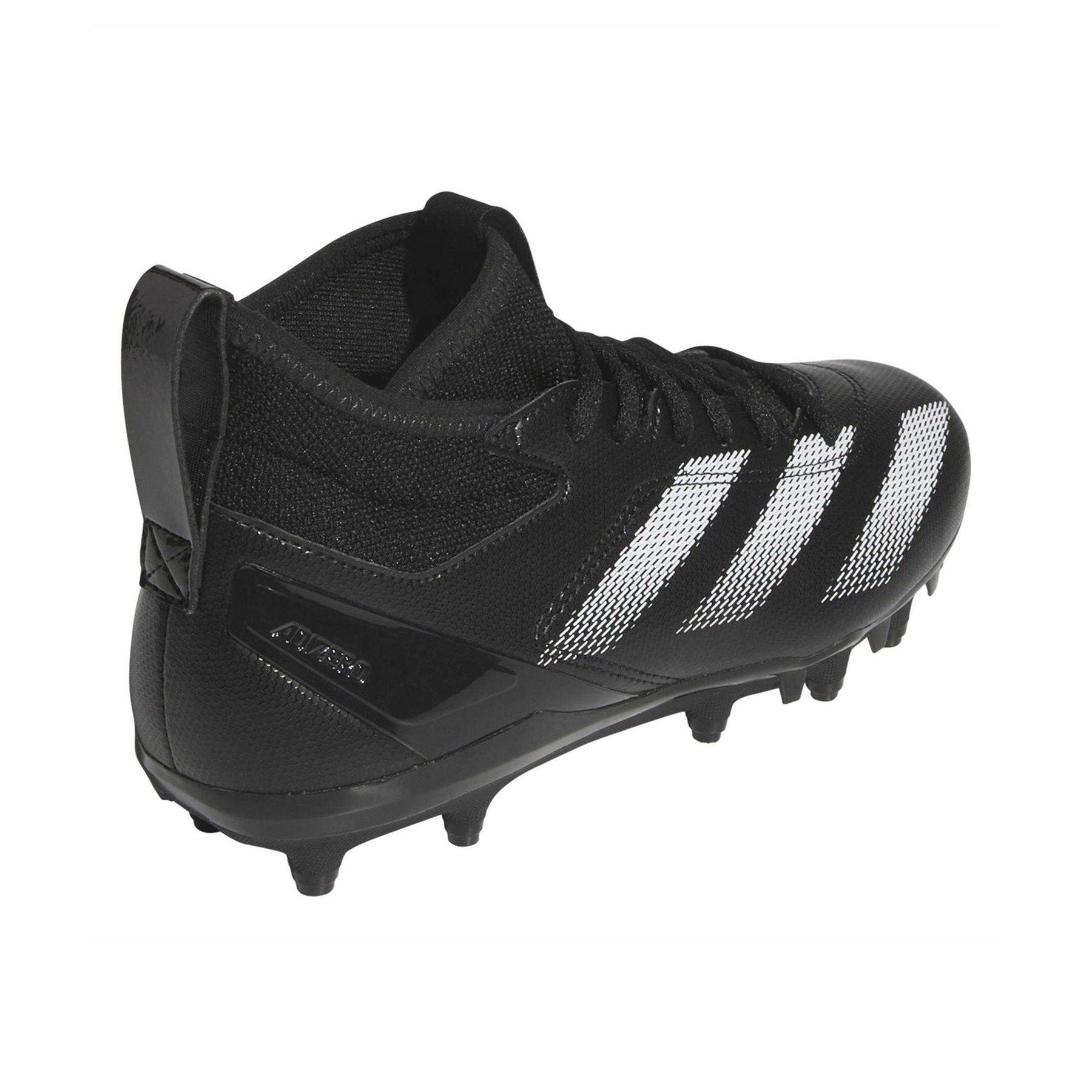 Core Black - Back - Adidas Childrens-Kids Impact 3 Stripes Football Boots
