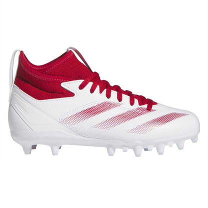 White - Front - Adidas Childrens-Kids Impact 3 Stripes Football Boots