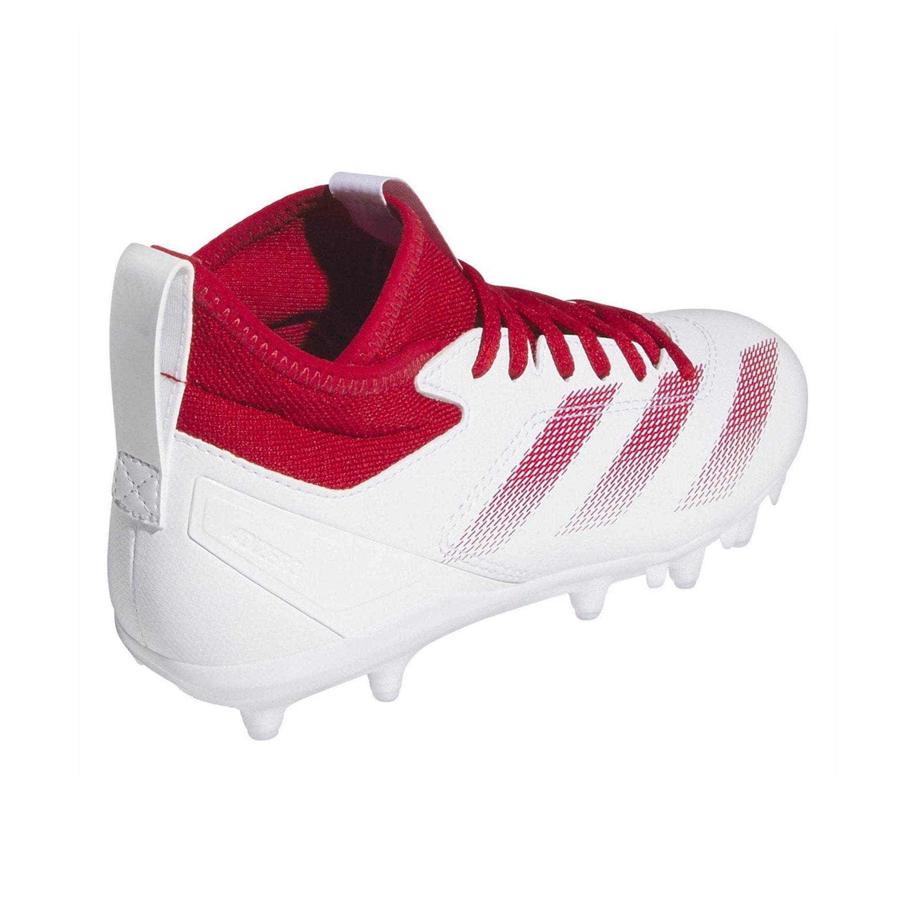White - Back - Adidas Childrens-Kids Impact 3 Stripes Football Boots