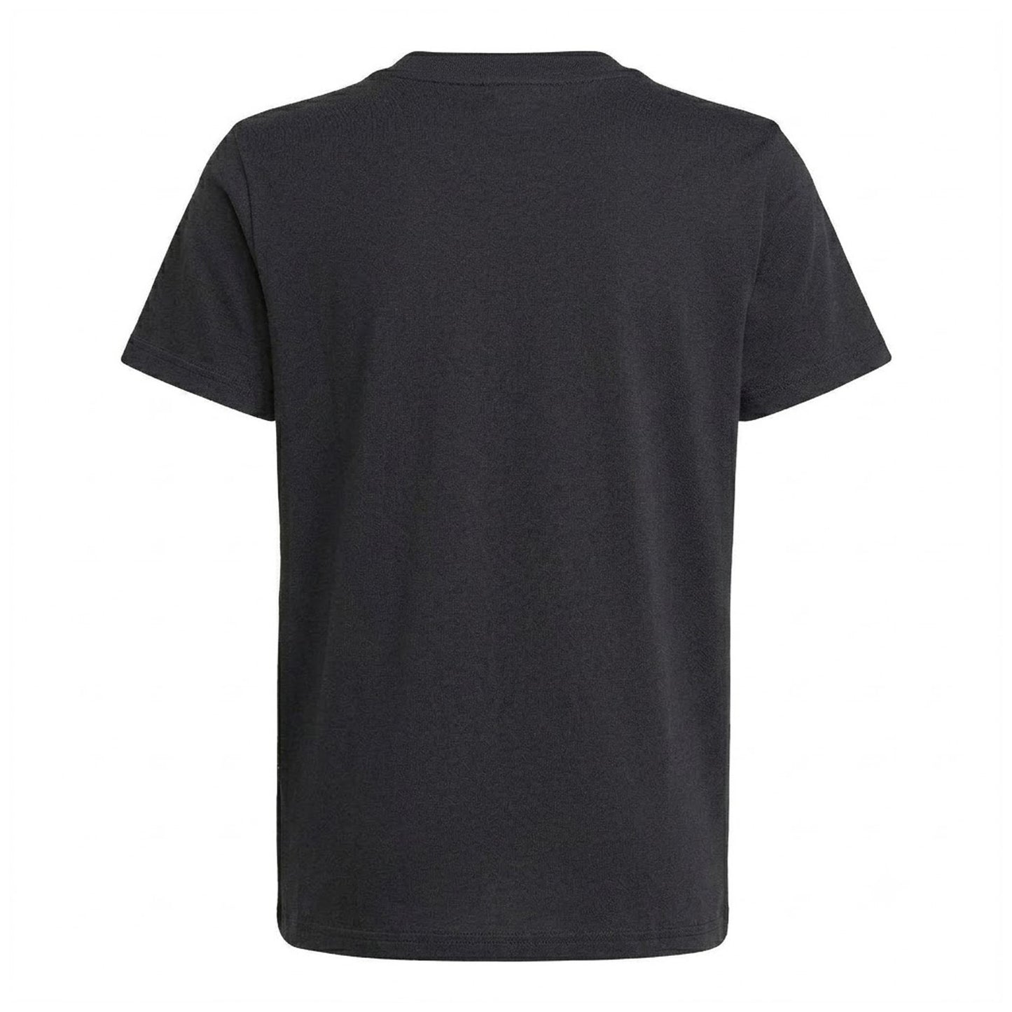 Black - Back - Adidas Childrens-Kids Big Logo T-Shirt