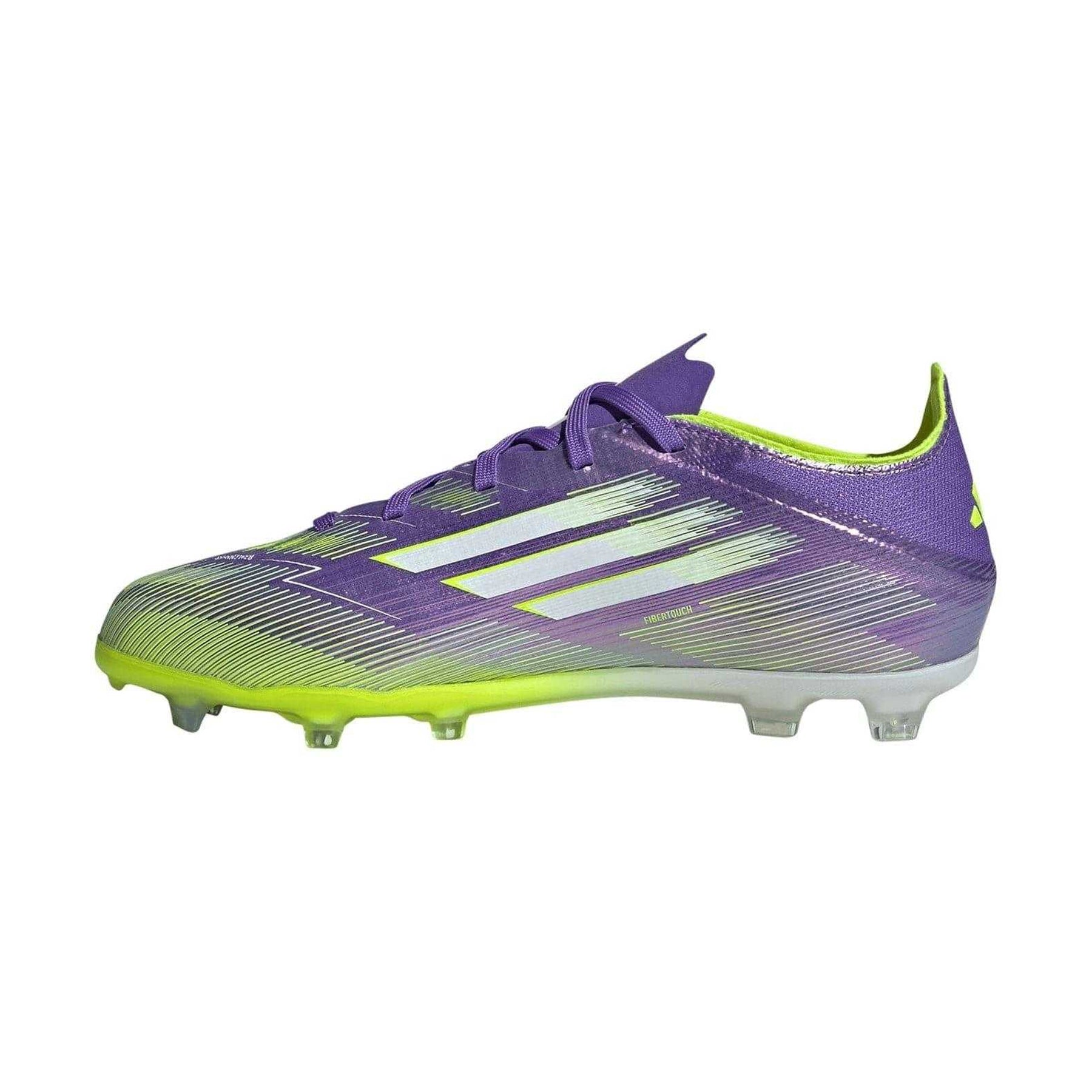 Purple-White - Side - Adidas Childrens-Kids X Speedportal.3 Firm Ground Football Boots