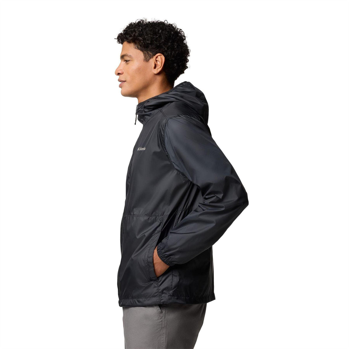 Black - Side - Columbia Mens Soft Shell Jacket