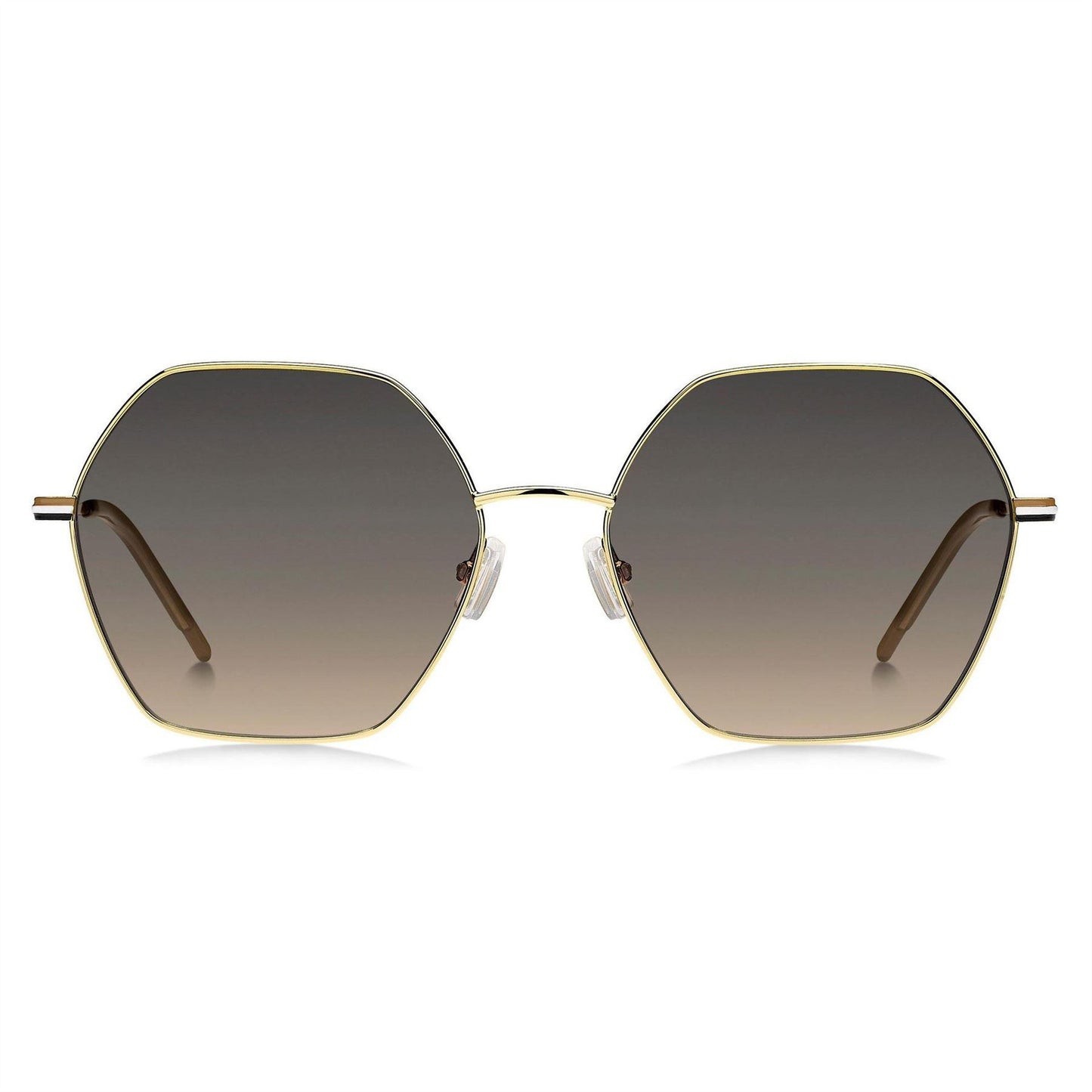 Gold - Back - Boss Unisex Adult Round Geometric Sunglasses