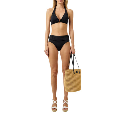 Black - Side - Ralph Lauren Womens-Ladies Lauren Bikini Top