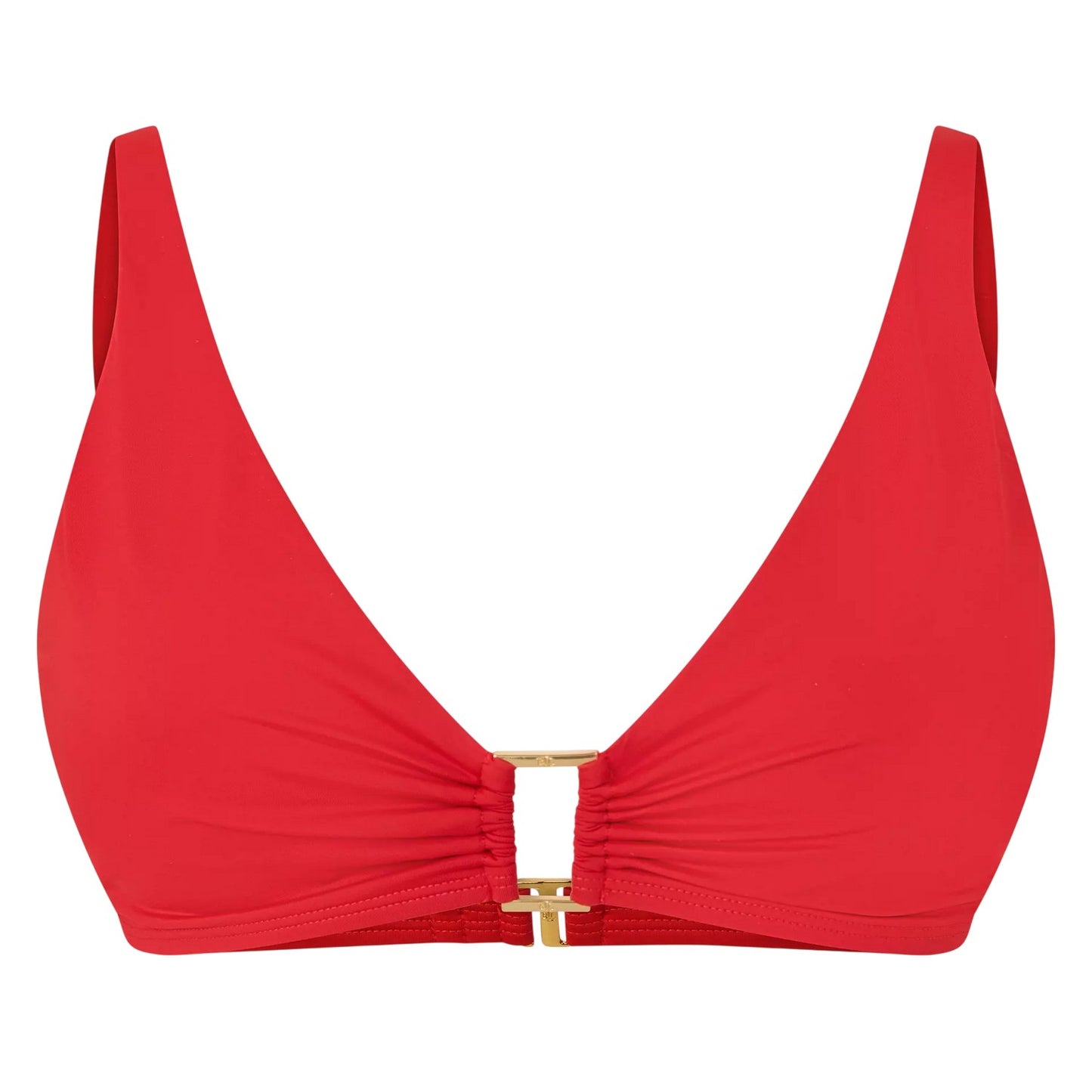 Red - Front - Ralph Lauren Womens-Ladies Lauren Bikini Top