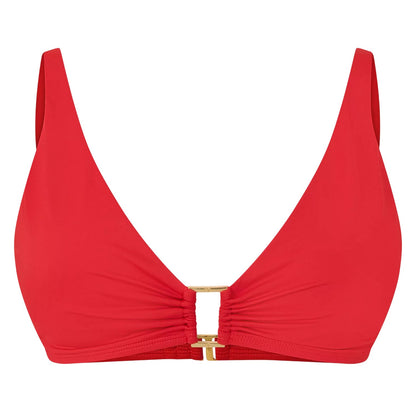Red - Front - Ralph Lauren Womens-Ladies Lauren Bikini Top