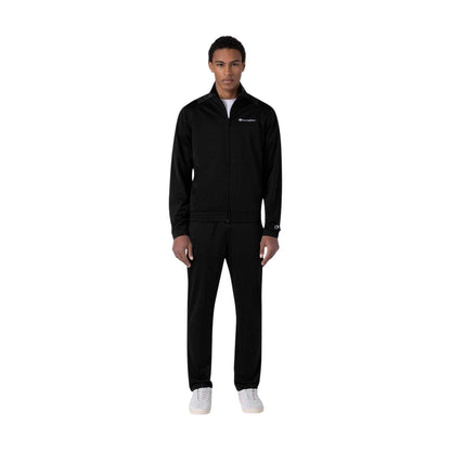 Black - Lifestyle - Champion Mens Logo Polyester Tracksuit