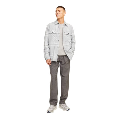 Grey Melange - Lifestyle - Jack And Jones Mens Raymond Shacket