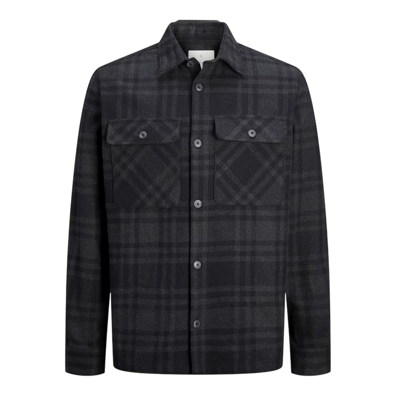 Black Beauty - Front - Jack And Jones Mens Raymond Shacket